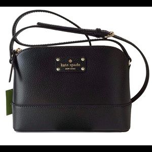 kate spade wellesley hanna crossbody in black